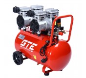 Компрессор пневматический 220В 1.5кВт 8атм.140л/мин. ресивер-50л поршневой безмасляный GTE