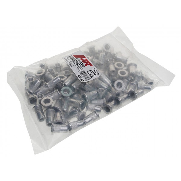 Заклепка резьбовая M6х1мм алюминиевая 100шт. JTC JTC-2066