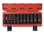 Набор головок торцевых 1/2 6-ти гранных 10-24мм ударных глубоких 11 предметов JTC JTC-J411M