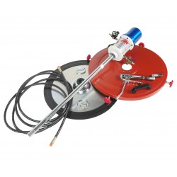 Нагнетатель смазки (солидолонагнетатель) пневматический 200л, 30г/ход, шланг 6м JTC