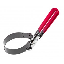 Съемник фильтров масляных 73-85мм стальная лента с поворачивающейся рукояткой JTC