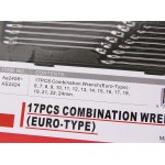 Набор ключей комбинированных 6-24мм 17 предметов в кейсе JTC JTC-K6174