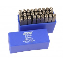 Клейма буквенные латиница 6мм JTC