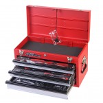 Набор инструментов 66 предметов в переносном инструментальном ящике (3 лотка) JTC JTC-B066