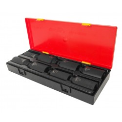 Набор головок торцевых 1/2 (6-ти гранных 30-36мм/12-гранных 30-36мм) глубоких 8 предметов JTC