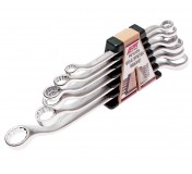 Набор ключей накидных 10-24мм 45град. 12-ти гранных 6 предметов JTC