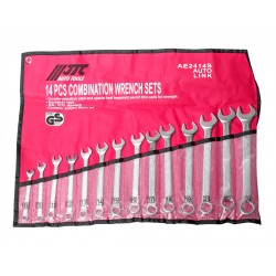 Набор ключей комбинированных 8-24мм 14 предметов в планшете JTC