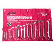 Набор ключей комбинированных 6-21мм 15 предметов в планшете JTC