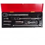 Набор головок для свечей зажигания с динамометрическим ключом 3/8 8 предметов в кейсе JTC JTC-K3083