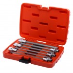 Набор головок торцевых и насадок 1/2 6-ти гранных TP40-TP70 удлиненные 6 предметов в кейсе JTC JTC-7259