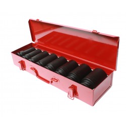 Набор головок торцевых 3/4 6-ти гранных 21-38мм ударных глубоких 8 предметов в кейсе JTC