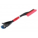 Щетка  для снега со скребком и мягкой ручкой 60см BLACK/RED MEGAPOWER /1/36 M-71027RD
