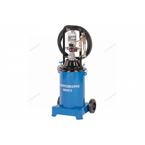 Установка пневматическая для раздачи густой смазки с баком, 12 л NORDBERG NO5012