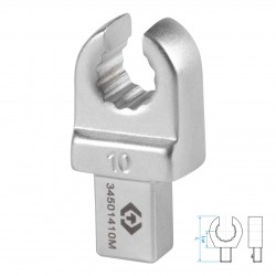 Насадка разрезная серии FIT, 10 мм, 9х12 мм KING TONY 34501410M