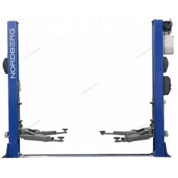 Подъемник двухстоечный 4,5 т, 380 В, синий NORDBERG N4125-4,5B