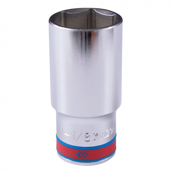 Головка торцевая глубокая шестигранная 1/2, 1-1/8, дюймовая KING TONY 423536S