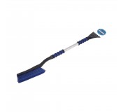 Щетка M-71063BL для снега со скребком и мягкой ручкой 88см BLUE MEGAPOWER /1/36