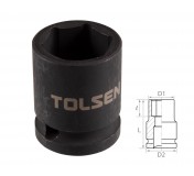 Головка торцевая ударная шестигранная 1/2, 21 мм TOLSEN TT18221