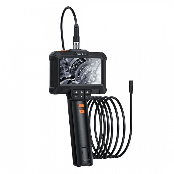 Эндоскоп промышленный, экран 4.3, 2Мп, 1м, 8.5мм зонд iCartool IC-VC81