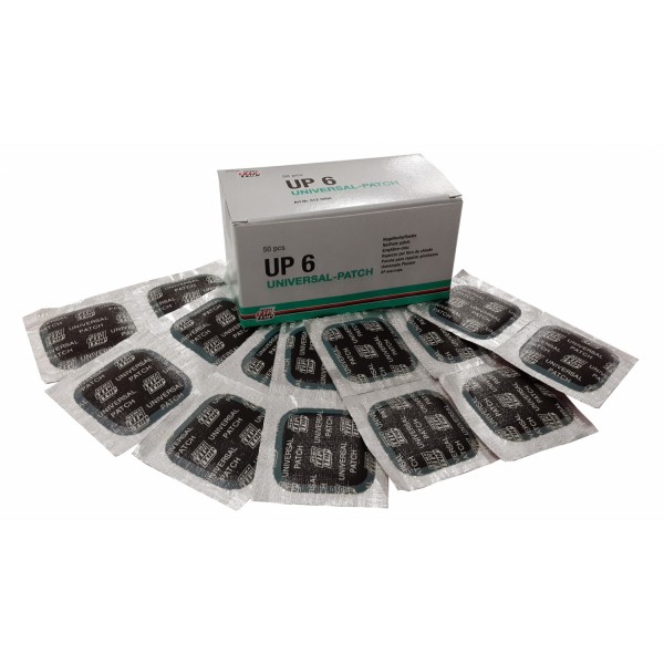 CLIPPER НАБОР ЗАПЛАТ  универсальных UP6 43*43мм (50шт.) 512 5060