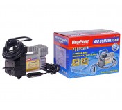 Компрессор M-12001 поршневой 150PSI (35л/мин, 14А) с улучшенным охлаждением, в сумке 12V MEGAPOWER /1/8 HIT