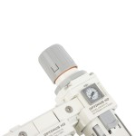 Блок подготовки воздуха 1/2 трехступенчатый с влагомаслоотделителем, регулятором и манометром AFFW4000-04