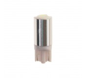 Автолампа T10W (W2,1x9,5d) 1 SMD 5050 WHITE 6000K 20лм 12V MEGAPOWER /10 /100 OLD