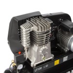 Масляный поршневой компрессор с ременным приводом:423 л/мин, 10 бар; 220В/2,2 кВт, 100 л WDK-91053