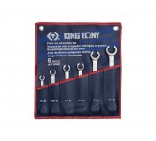 Набор разрезных ключей, 6 предметов king tony 1306mr