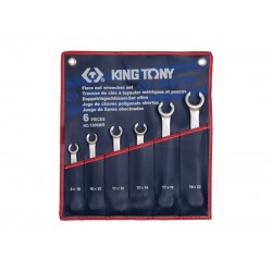 Набор разрезных ключей, 6 предметов king tony 1306mr