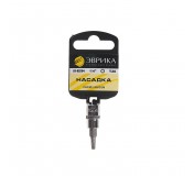 Насадка ER-93204H 1/4" DR торкс T20 (с держателем) ЭВРИКА 1/240