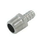 Штуцер пневматический ёлочка с обжимным кольцом, внешняя резьба 1/2, 12 мм OPT-74012HM