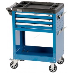 Тележка инструментальная, 3 выдвижных ящика, открытый отсек NORDBERG T4N