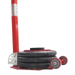 Домкрат пневматический подкатной г/п 3 т, 150-400 мм, с регулировкой угла наклона рукояти WDK-81813