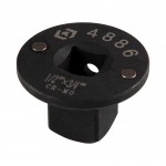 Переходник 1/2>3/4, тонкий, магнитный KING TONY 4886