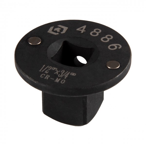 Переходник 1/2>3/4, тонкий, магнитный KING TONY 4886