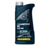 Масло для пневмоинструмента, объем 1 л, MANNOL Compressor Oil ISO 46