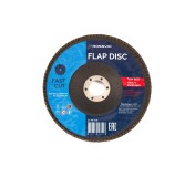 Круг шлифовальный лепестковый ROSSVIK 150*22мм 80 Grit. Тип29, Zr, 80м/с, 10200об/мин