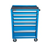 Тележка инструментальная Rossvik TИ06-5015, 6 выдвижных ящиков, ц/замок, 786*464*900hмм