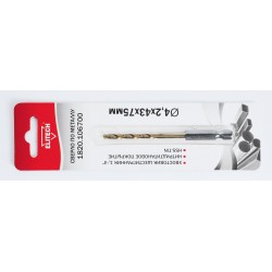 Сверло 4.2х75 HSS-G+TiN HEX1/4' 1820.106700