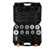 Набор оправок для монтажа и демонтажа сайлентблоков, 34-80 мм, кейс, 27 предметов AFFIX AF11020027C