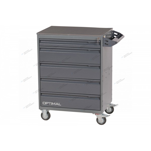 Тележка инструментальная, 5 выдвижных ящиков OPTIMAL NT215 NT215 7012/7015