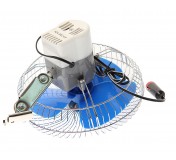 Вентилятор M-503 21см (8") с решеткой металл 12V MEGAPOWER /1/12 HIT