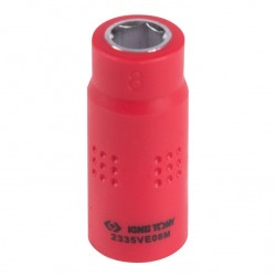 Головка торцевая диэлектрическая шестигранная 1/4, 8 мм KING TONY 2335VE08M