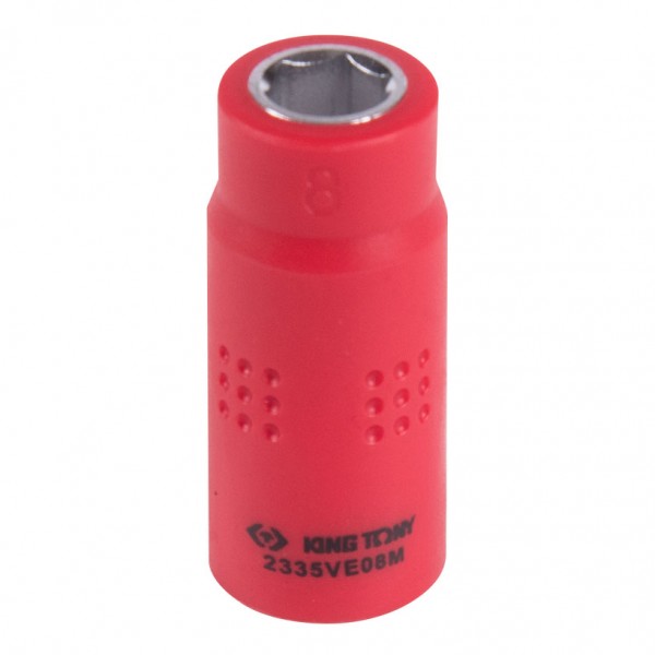 Головка торцевая диэлектрическая шестигранная 1/4, 8 мм KING TONY 2335VE08M