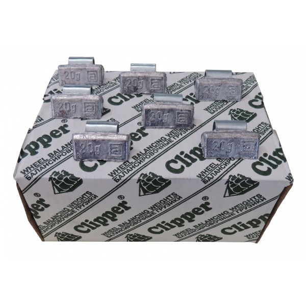 CLIPPER ГРУЗИК  балансировочный для литого диска 20гр. (набор 100шт.) 0320