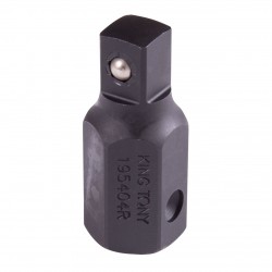 Переходник ударный 22 мм>1/2, с шариковым фиксатором KING TONY 195404R