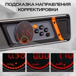 Уровень-угломер электронный с лазером и магнитами TECHNICOM , 2 дисплея, боковой и верхний, автокалибровка, автоотключение, 40 см TC-LA907