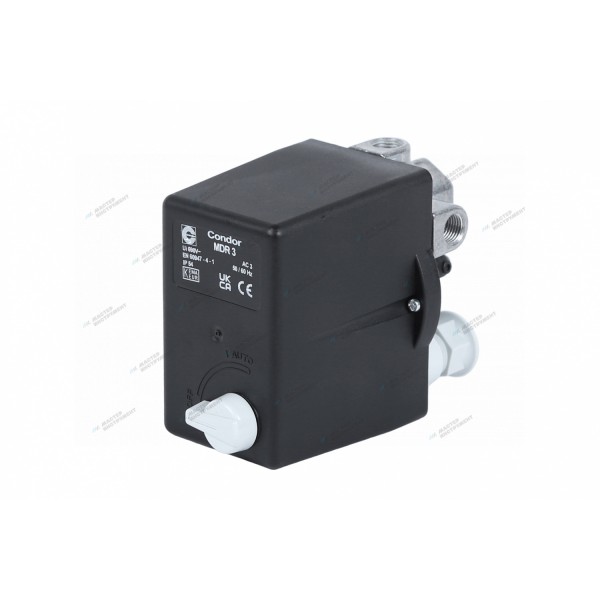 Реле давления MDR3/16 3х1/4F+1х3/8F, 20 А, 380 В CONDOR 4996162073