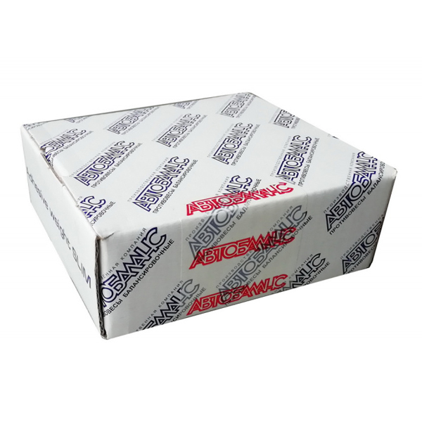 Груза клеевые 60гр (50шт/кор.) тонкие, 19мм 080208